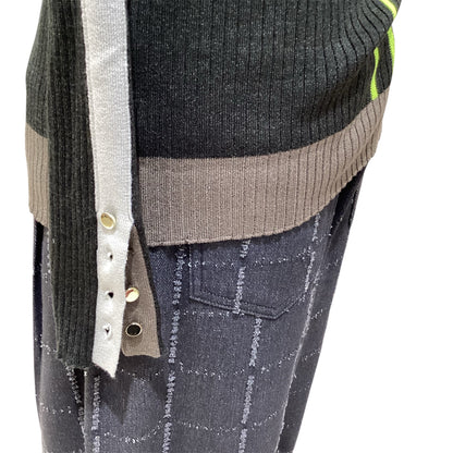 ◎ブロック配色リブニット