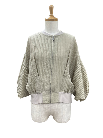 EGLANTINE 袖バルーンジップJK