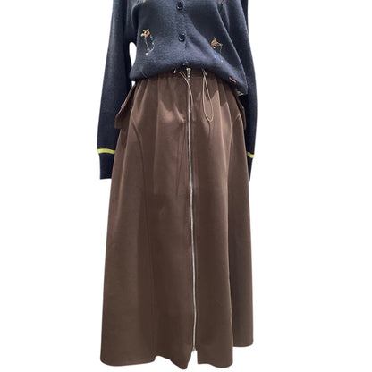 ◎vingtrois フロントジップスカート