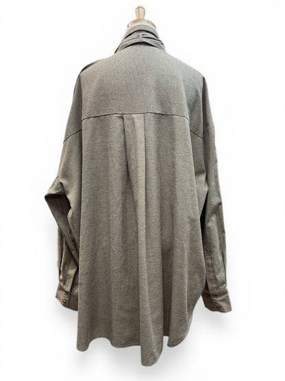 ダンガリーボウタイシャツ