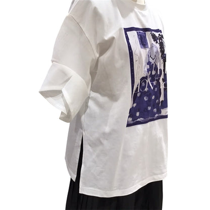 ◎Eimee Law アートプリントコクーンスリーブTOPS