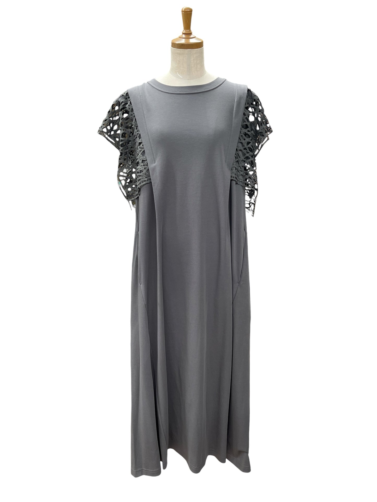 EGLANTINE 袖レースカットソーワンピース