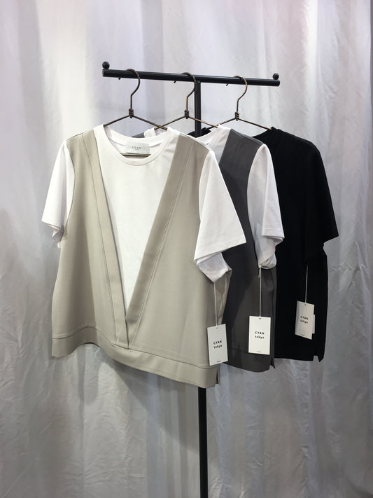 ☆CYAN レイヤーライクコンビTOPS