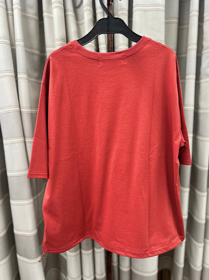 SUGAR ROSE ロゴ刺繍Tシャツ