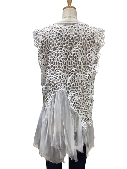 ◎レース＆チュールドッキングTOPS