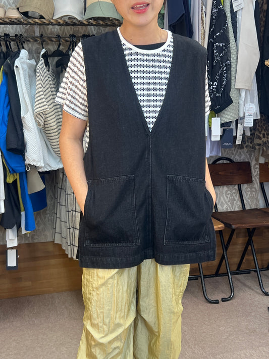 デニムベスト