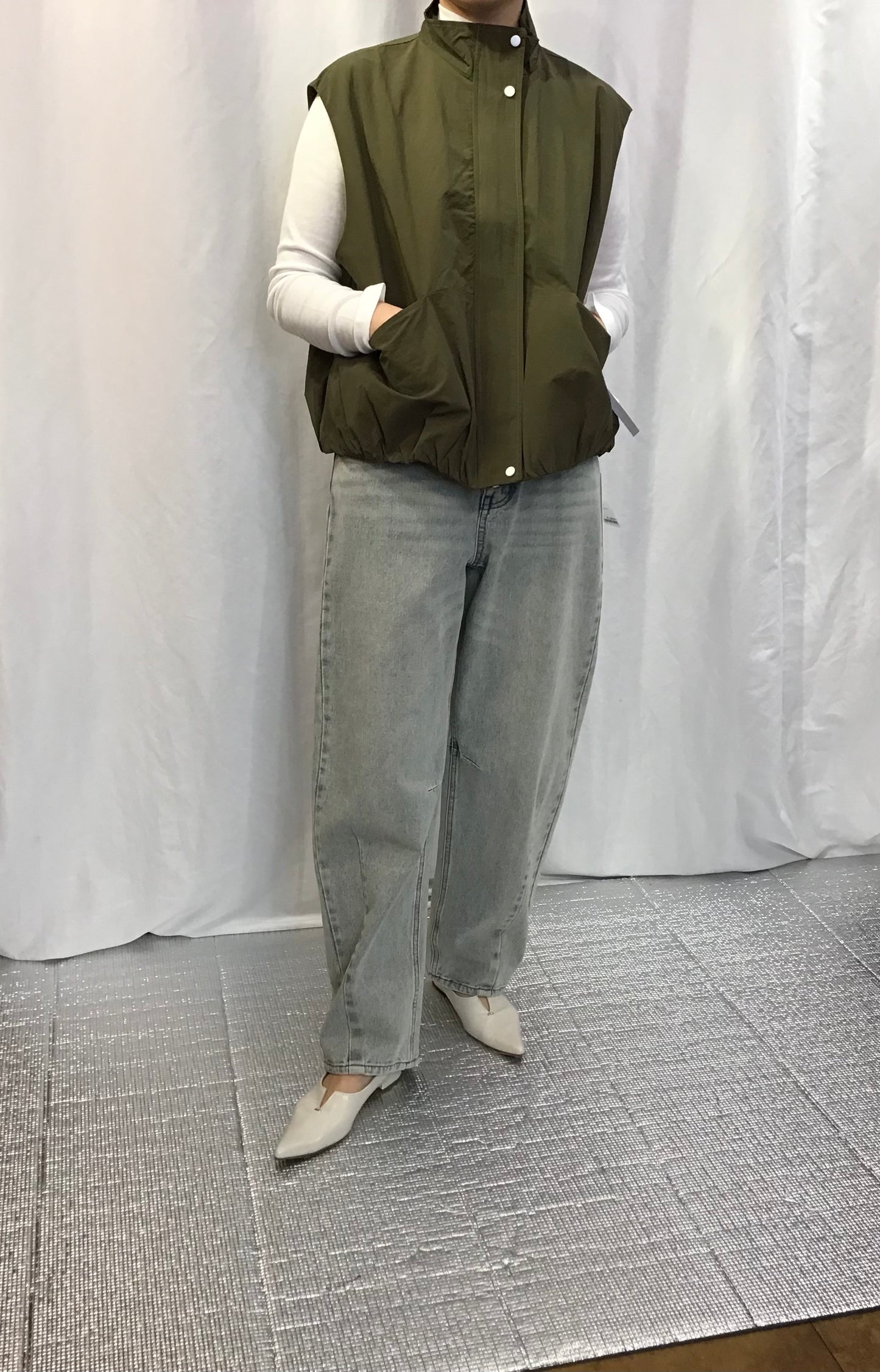 ☆vingtrois コクーンフォルムジレ