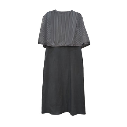 ◎メッシュレイヤードロングジレ