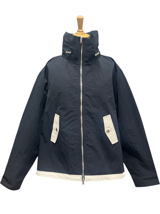 vingtrois配色ライトブルゾン