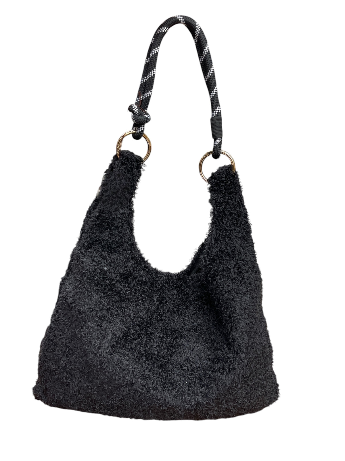 MID GIRL APPLIY ロープストラップボアショルダーバッグ
