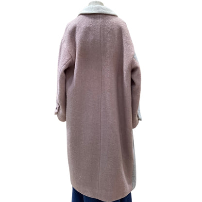 ◎Eimee Law Wシャギー配色ロングコート