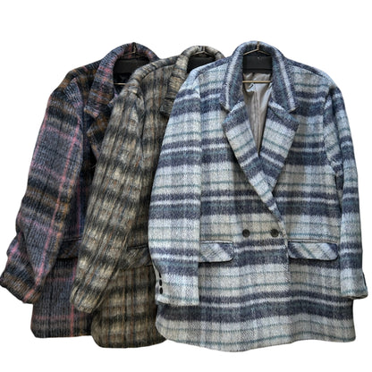 ◎シャギーチェックJK