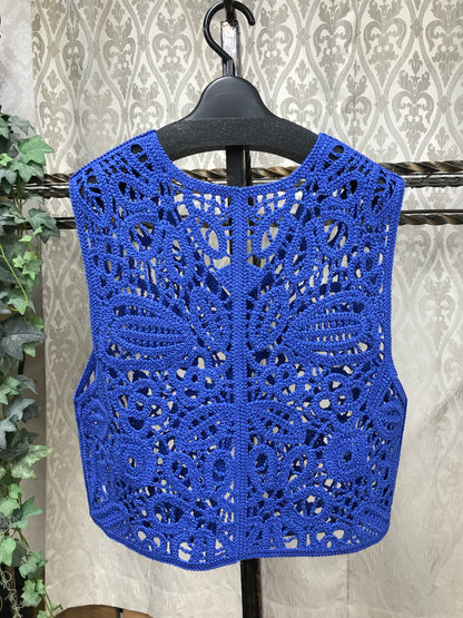ATELIER SIX コード刺繍ベスト