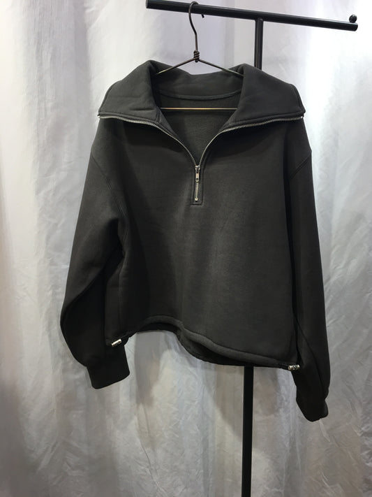 ☆Amuelle Rosetta 裏起毛ハーフZIP