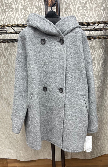 C'EST MOIスライバーニットコート