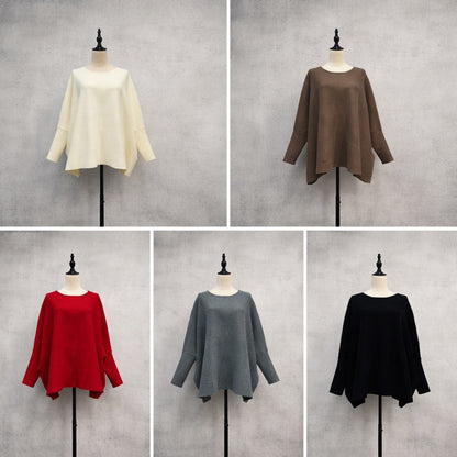 予約☆Siro　ビッグシルエットニット【即日決済で次から使える10％還元クーポンもらえます】