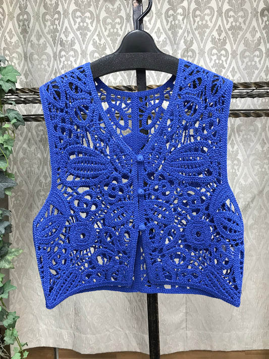ATELIER SIX コード刺繍ベスト