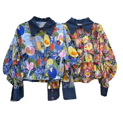 ◎花柄シャツ