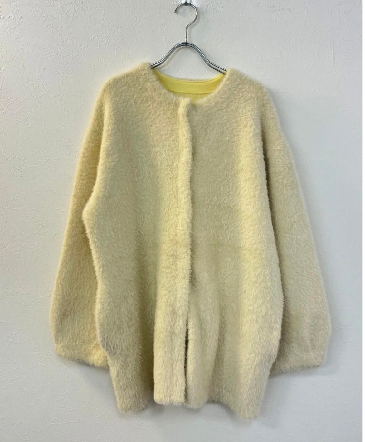 vingtrois ダブルフェイスカーディガン