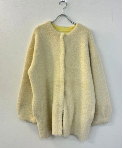 vingtrois ダブルフェイスカーディガン