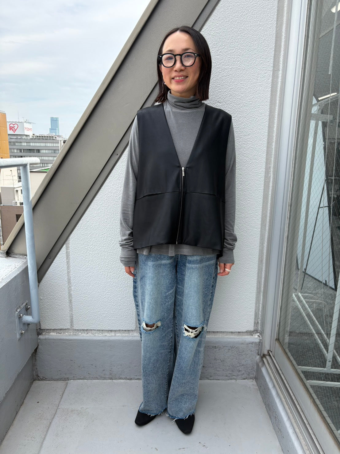 ☆予約CYANアシメギャザーウォームタートル【即日決済で次から使える10％還元クーポンもらえます】