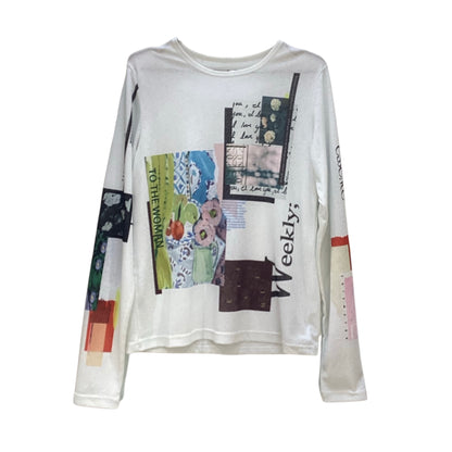 ◎【再入荷】Eimee Law アートコラージュptシアーロンT