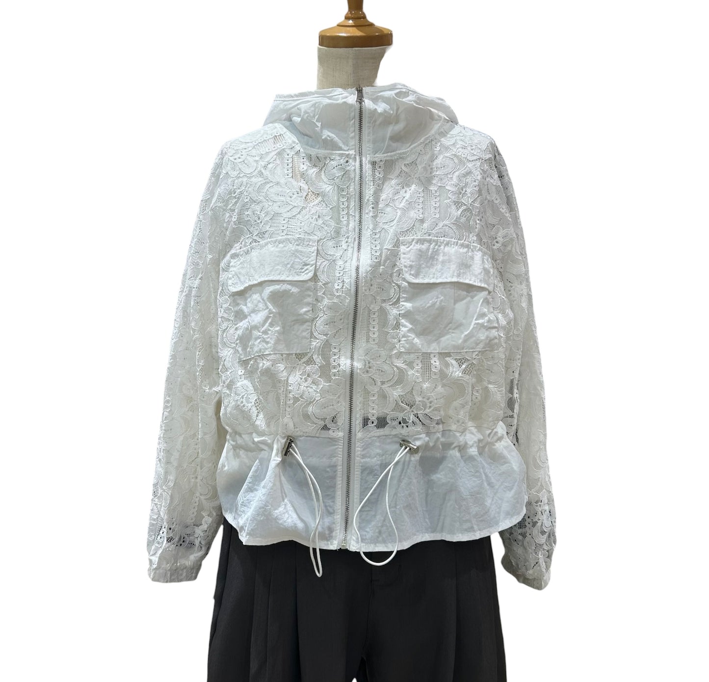 ◎【再入荷】レースブルゾン