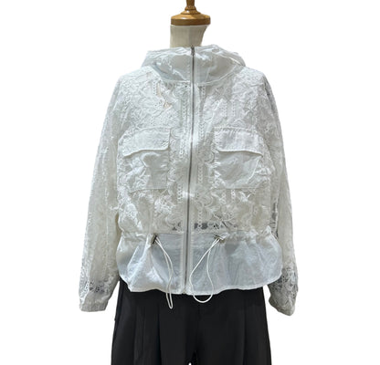 ◎【再入荷】レースブルゾン