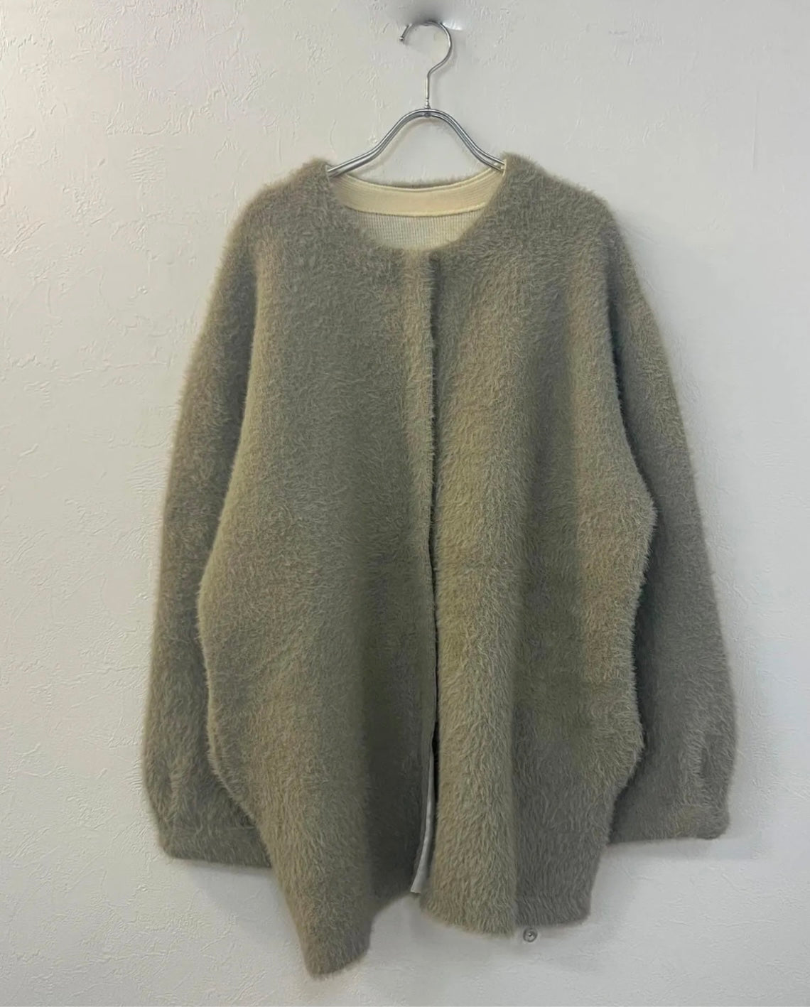 vingtrois ダブルフェイスカーディガン