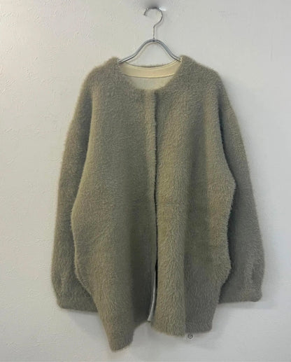 vingtrois ダブルフェイスカーディガン