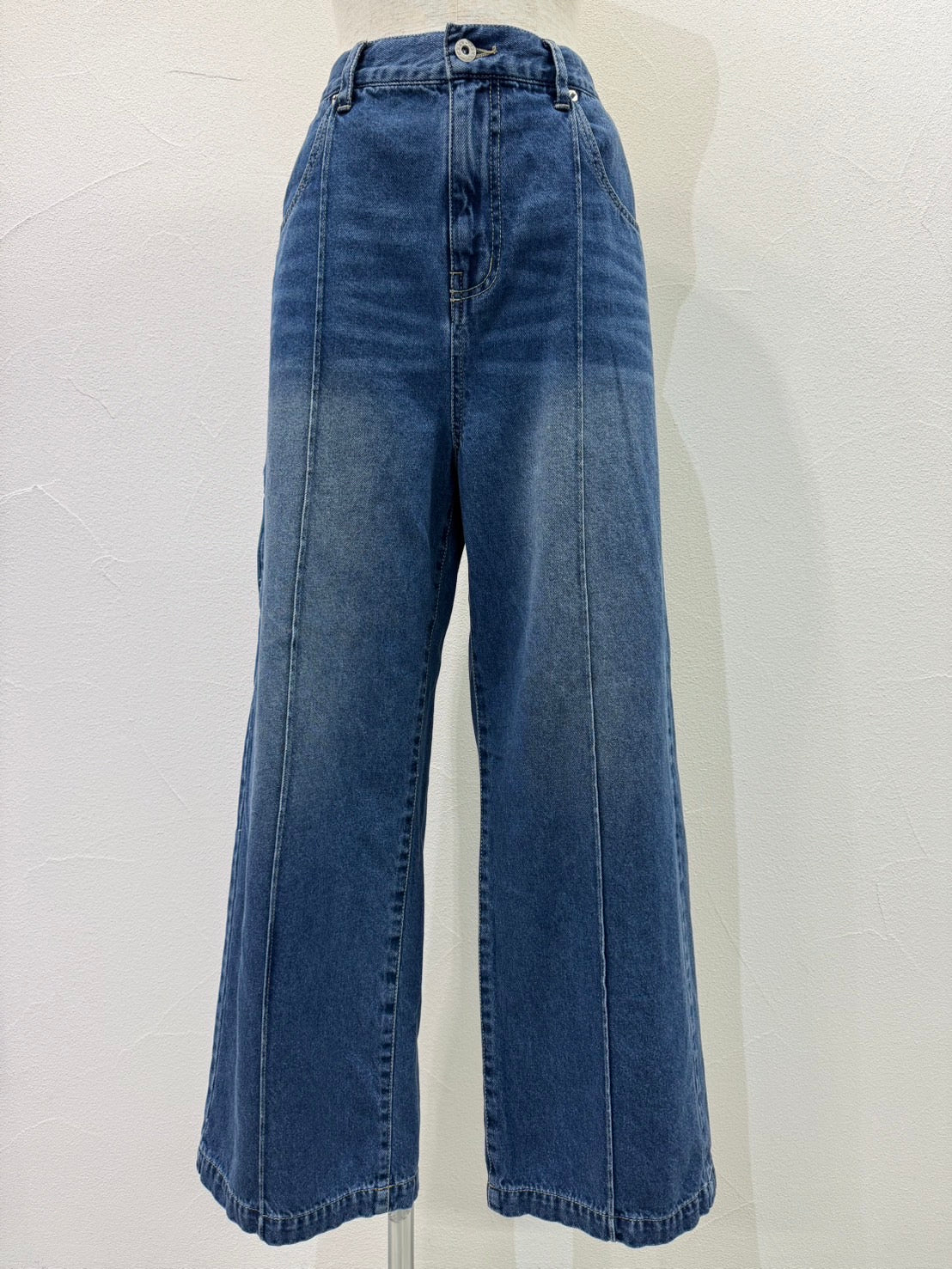 ☆予約CYAN　ソフトデニムピンタックワイド【即日決済で次から使える10％還元クーポンもらえます】