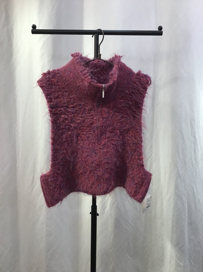 ☆vingtroisハーフZIPニットベスト