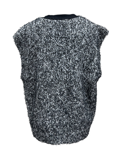 vingtroisファンシーヤーンツィードベスト