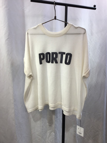 ☆CLOCHE サマーニットロゴT