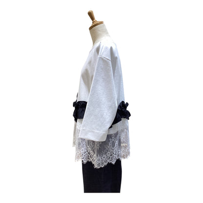 ◎Eimee Law ヘムフリルレースTOPS
