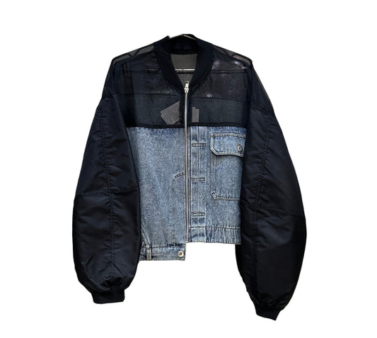 ◎デニムコンビネーションデニムJK