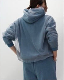 【予約商品11月中旬】33℃ ソフト起毛チュールレイヤード po pk