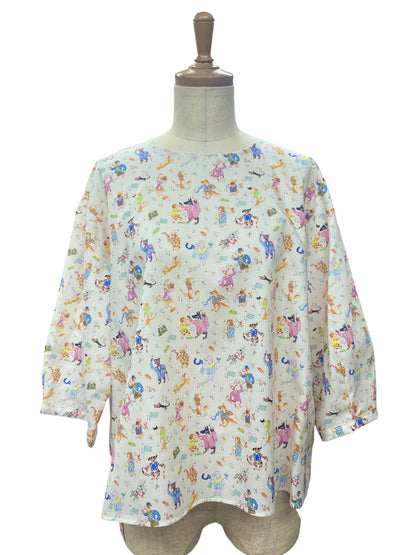 ATELIER SIX LIBERTYブラウス