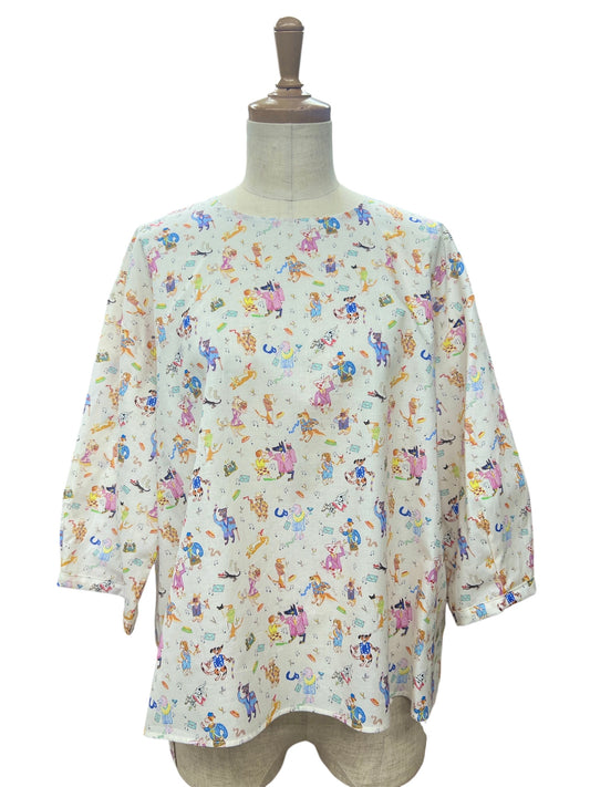 ATELIER SIX LIBERTYブラウス