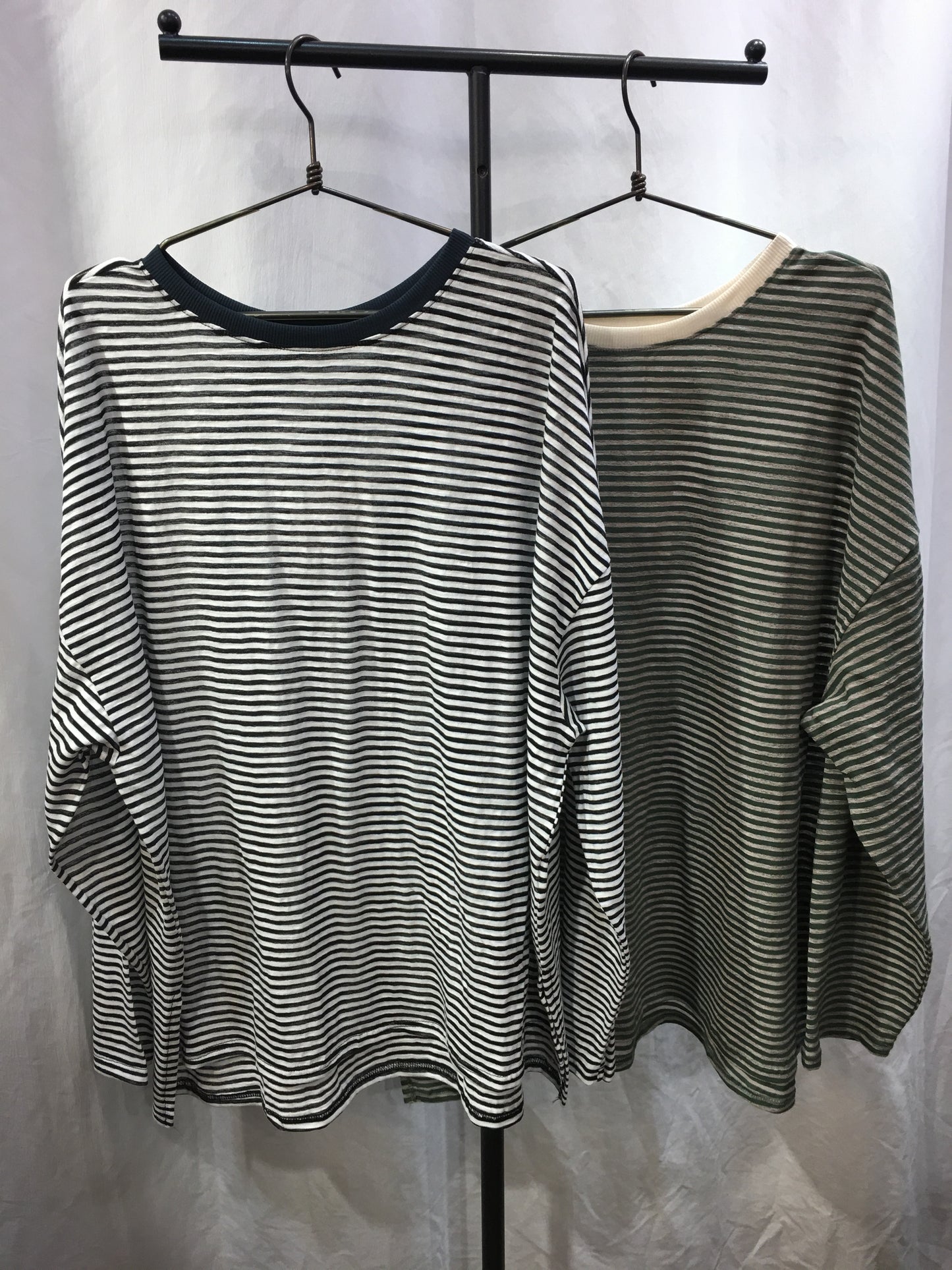 ☆chignonシアーボーダーTee