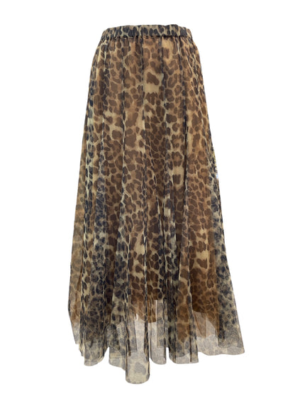 C’EST MOIJEU レオパードプリントスカート