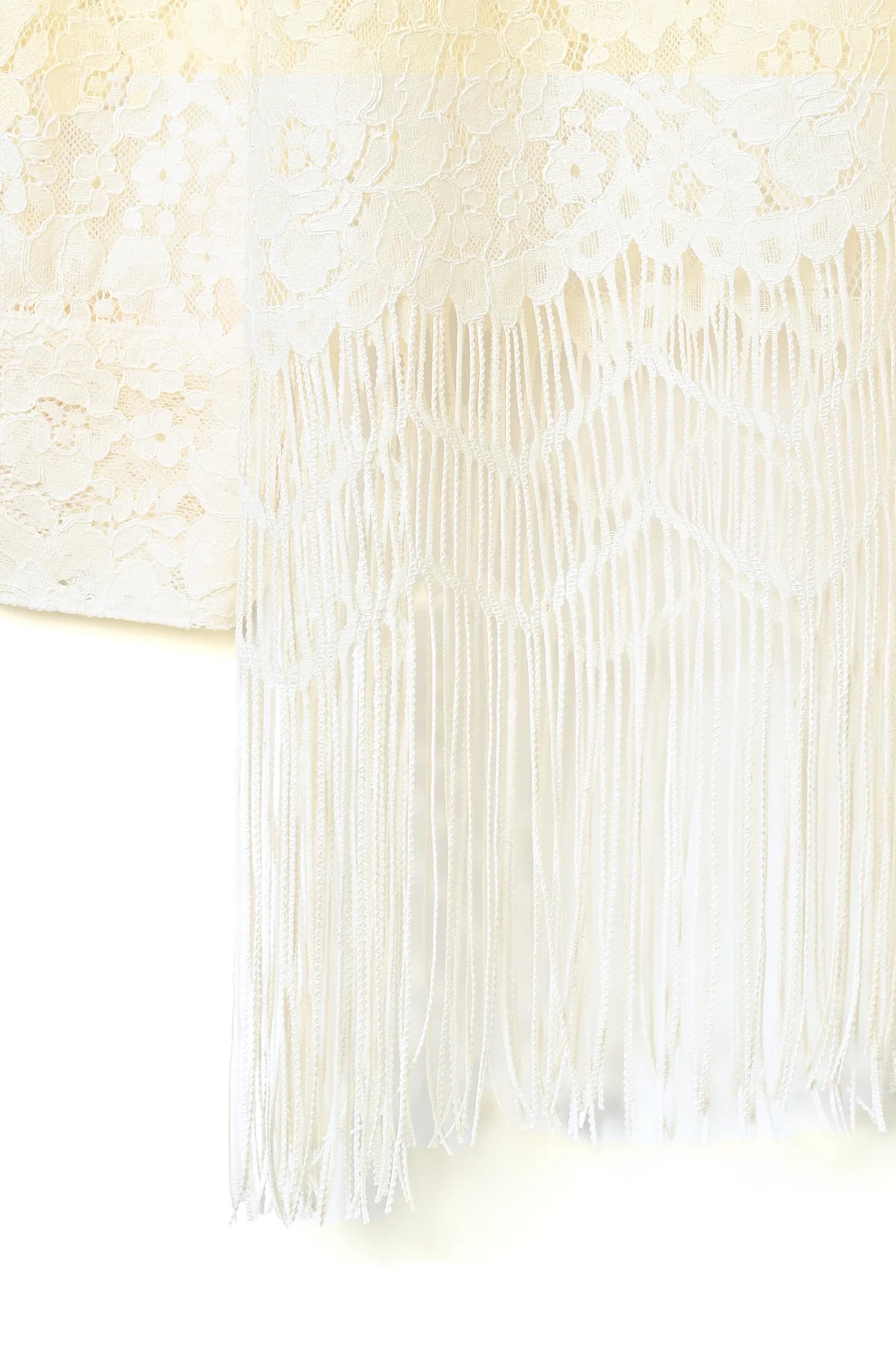 NEVO フリンジレースシャツ