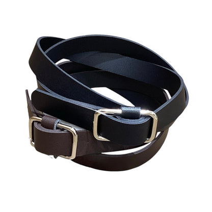 ◎ノーホール長方形バックルベルト