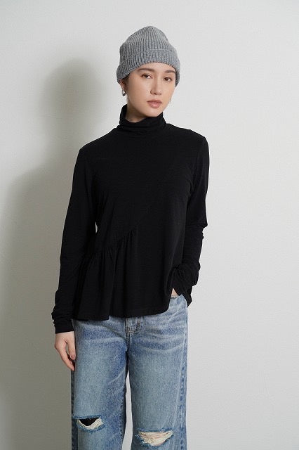 ☆予約CYANアシメギャザーウォームタートル【即日決済で次から使える10％還元クーポンもらえます】