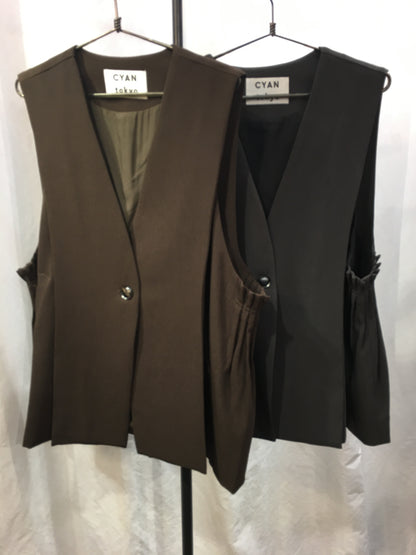 ☆CYANアームプリーツ3Dベスト