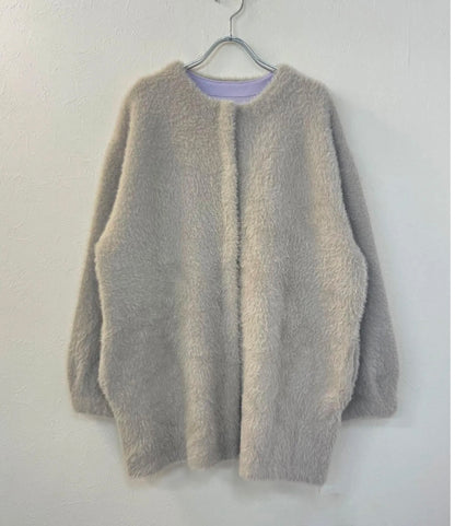 vingtrois ダブルフェイスカーディガン