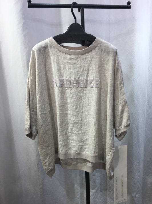☆BLUE FRONCEフレンチリネンロゴtops