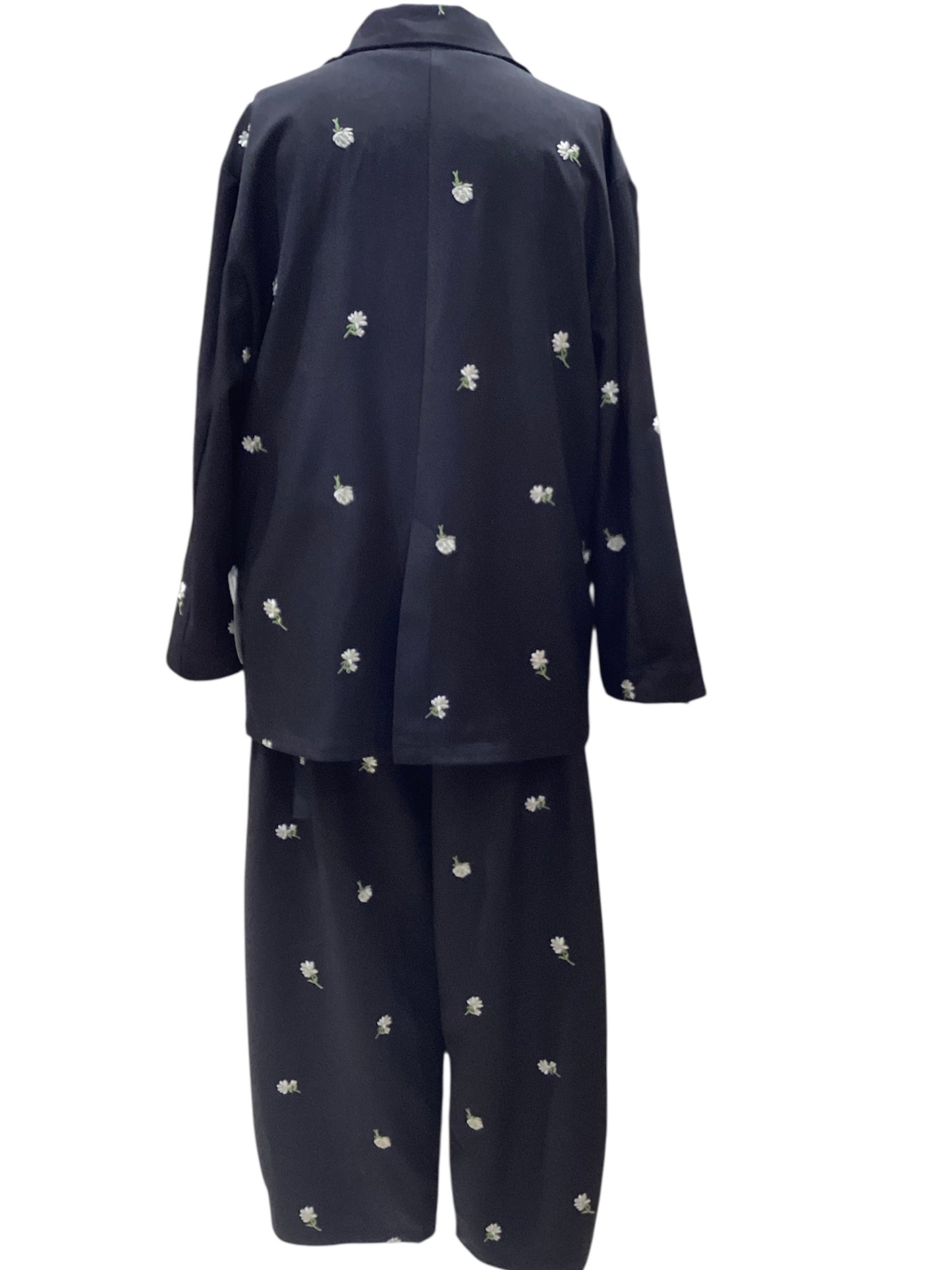 ◎小花柄刺繍テーラードジャケット