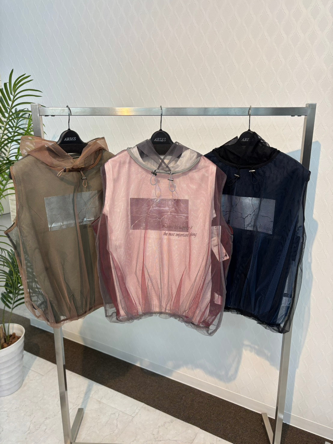 A.N.Lダブルチュールノースリフーディ