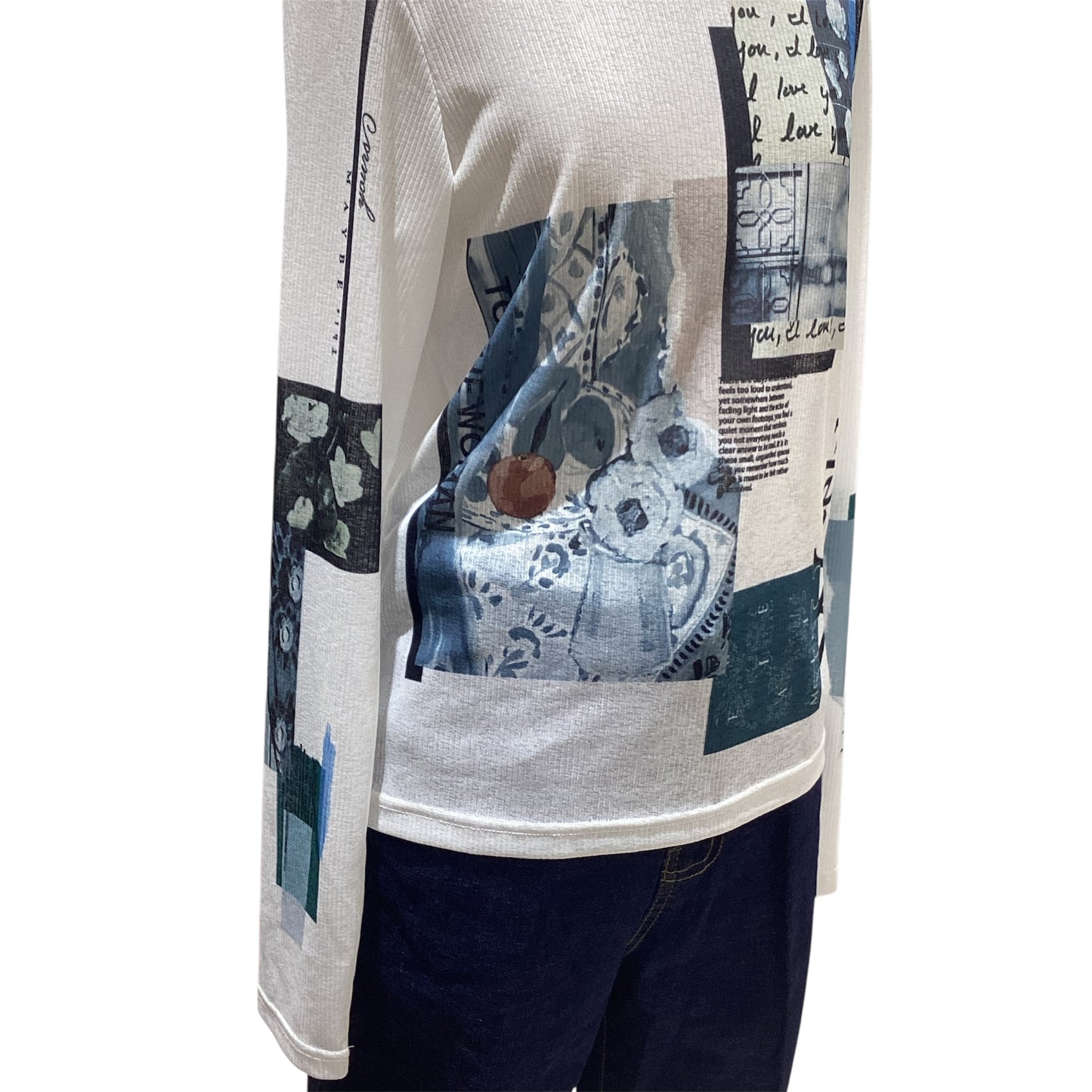 ◎【再入荷】Eimee Law アートコラージュptシアーロンT